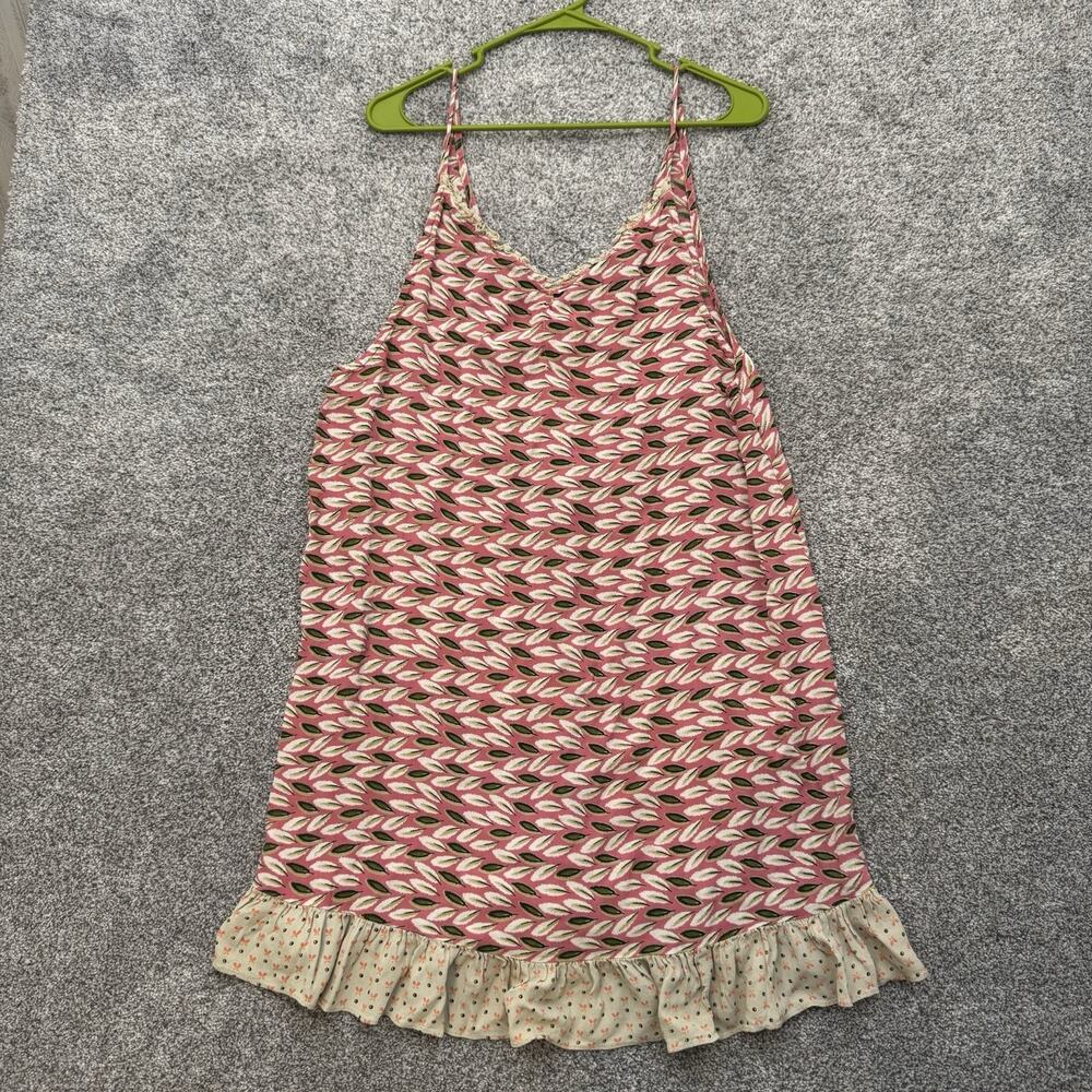 Vintage 90s Y2K Slip Dress Sz S Fairycore Cottagecore Boho Indie Coquette Ruffle
